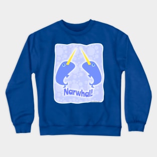 Double Fun Narwhals Crewneck Sweatshirt